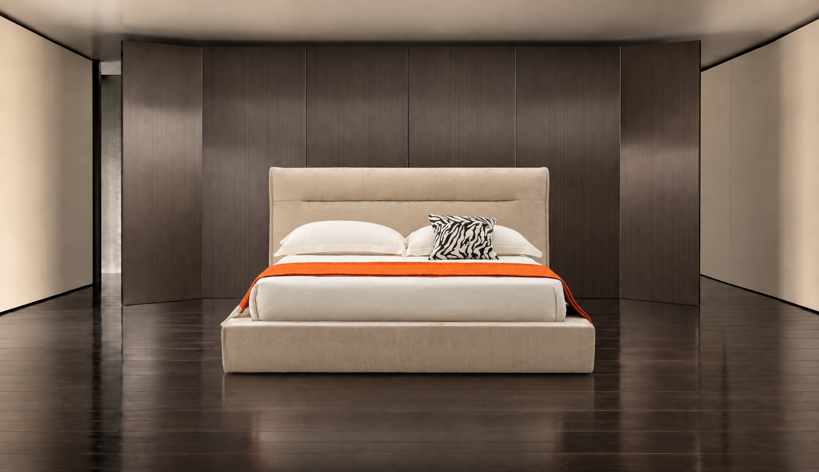 压缩床｜BED-0008｜优质面料 / 高密度海绵 / 五金床架