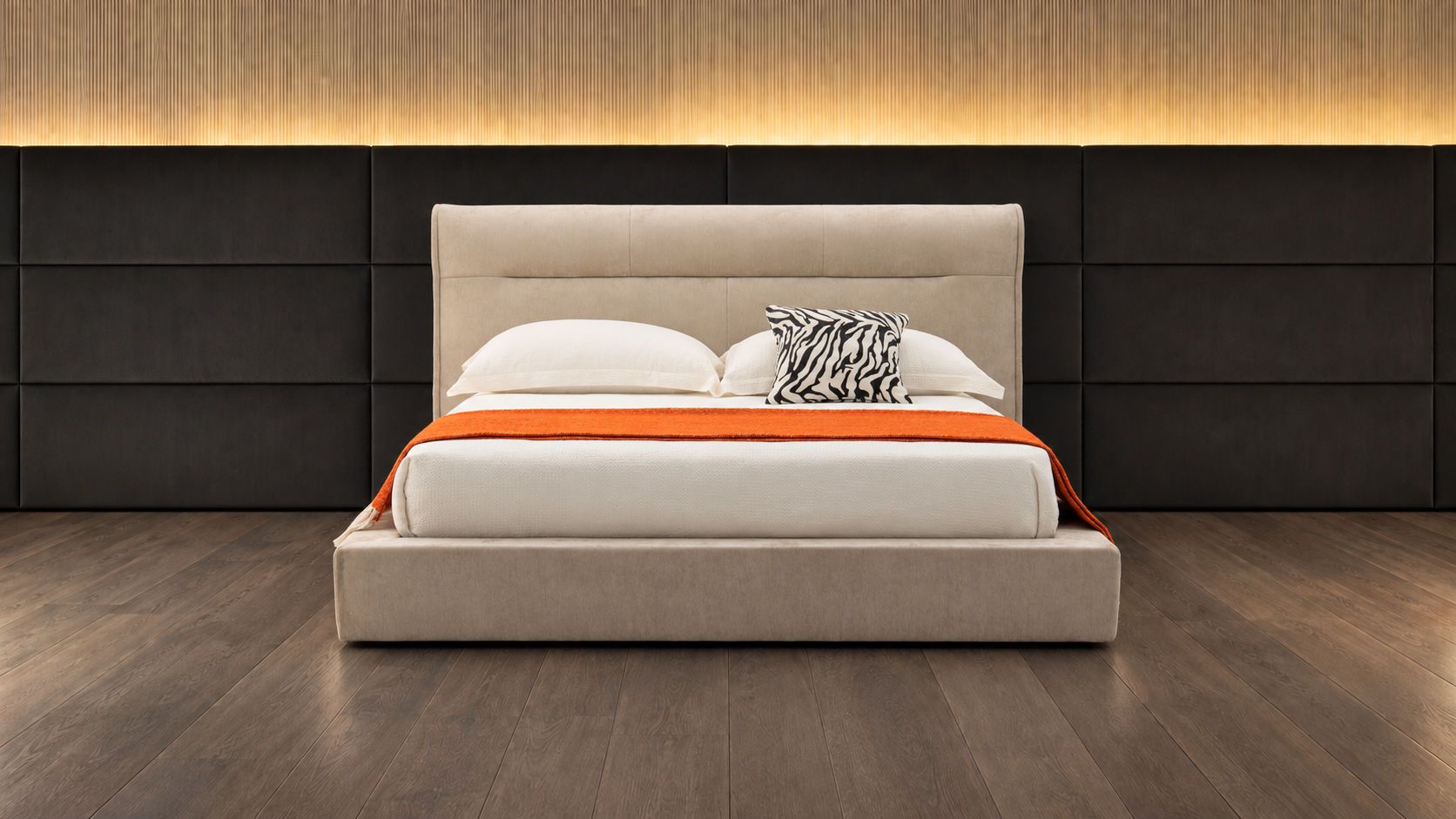 压缩床｜BED-0008｜优质面料 / 高密度海绵 / 五金床架