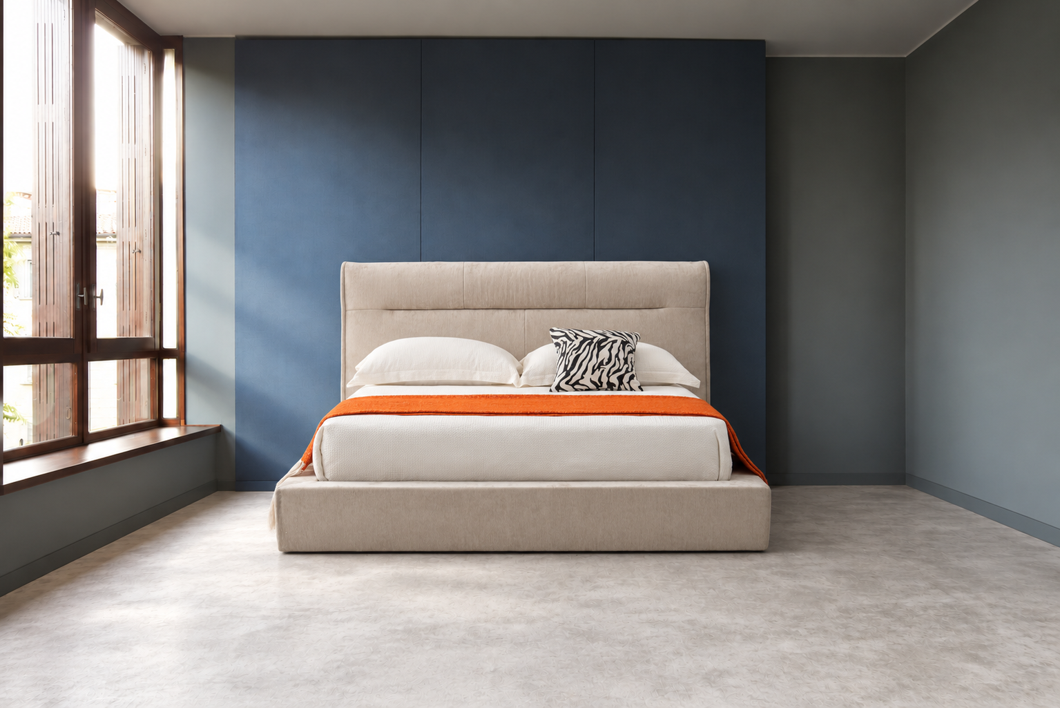 压缩床｜BED-0008｜优质面料 / 高密度海绵 / 五金床架