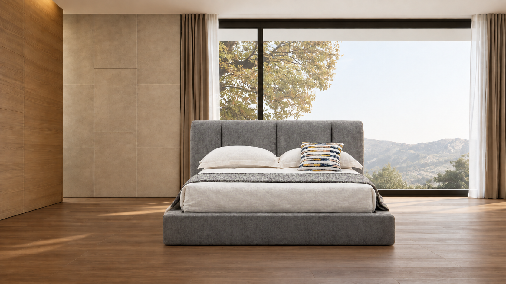 压缩床｜BED-0009｜优质面料 / 高密度海绵 / 五金床架