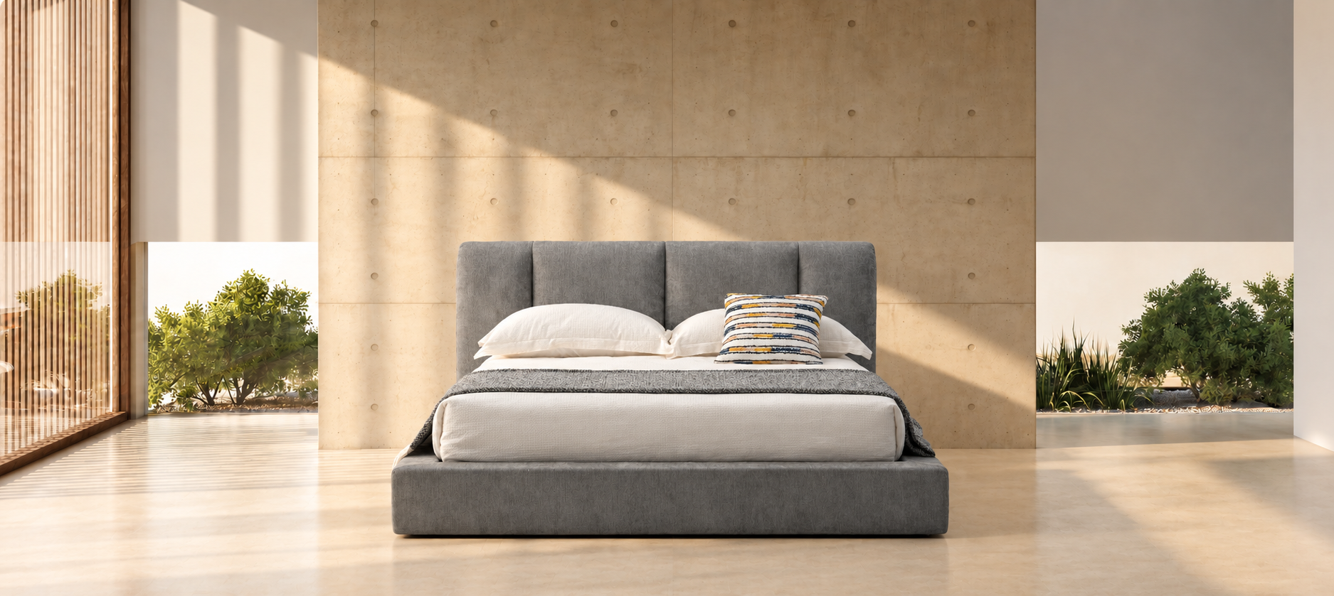 压缩床｜BED-0009｜优质面料 / 高密度海绵 / 五金床架