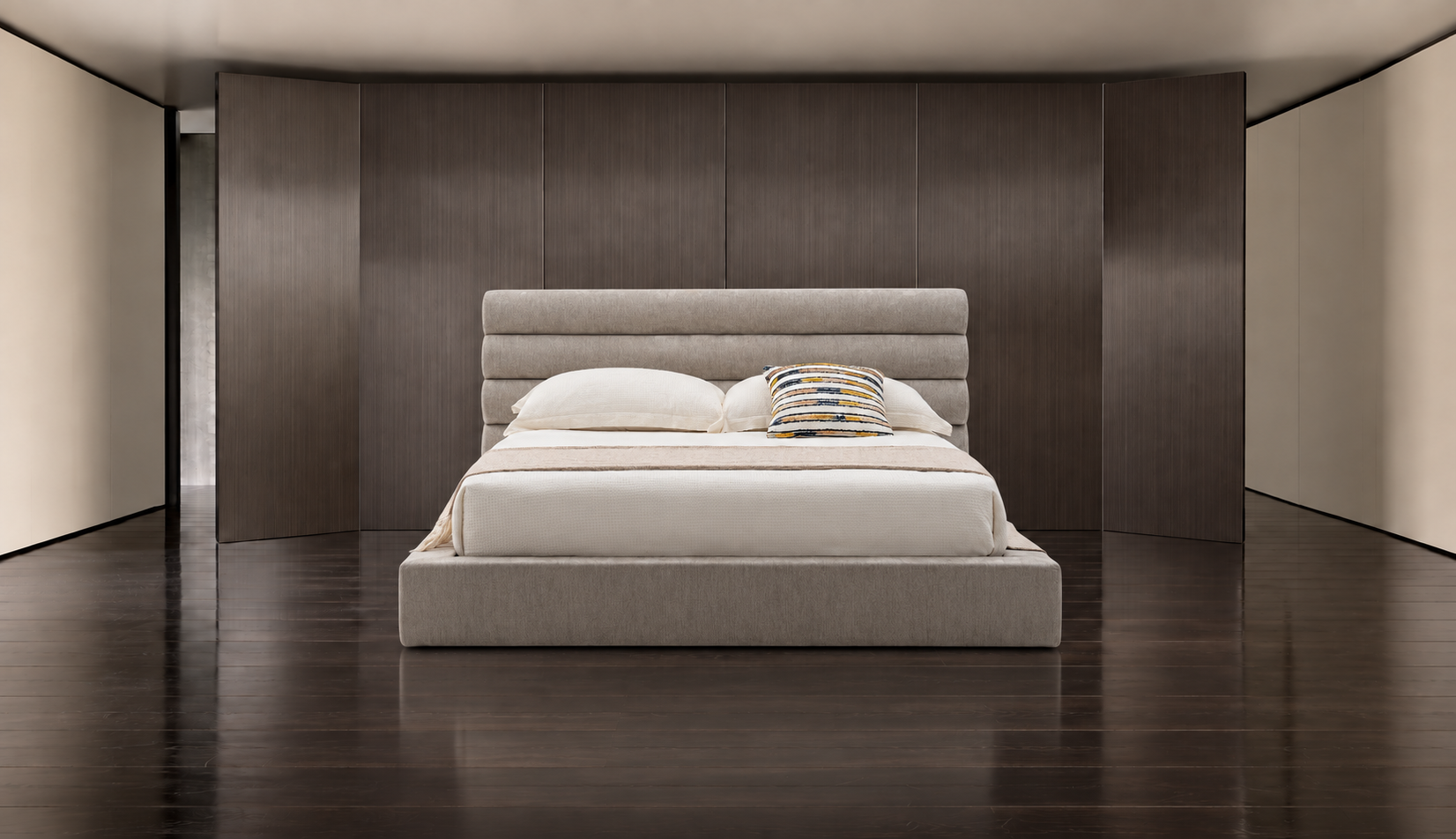 外贸品质软床｜BED-0010｜优质面料 / 高密度海绵 / 五金床架 / 压缩包装