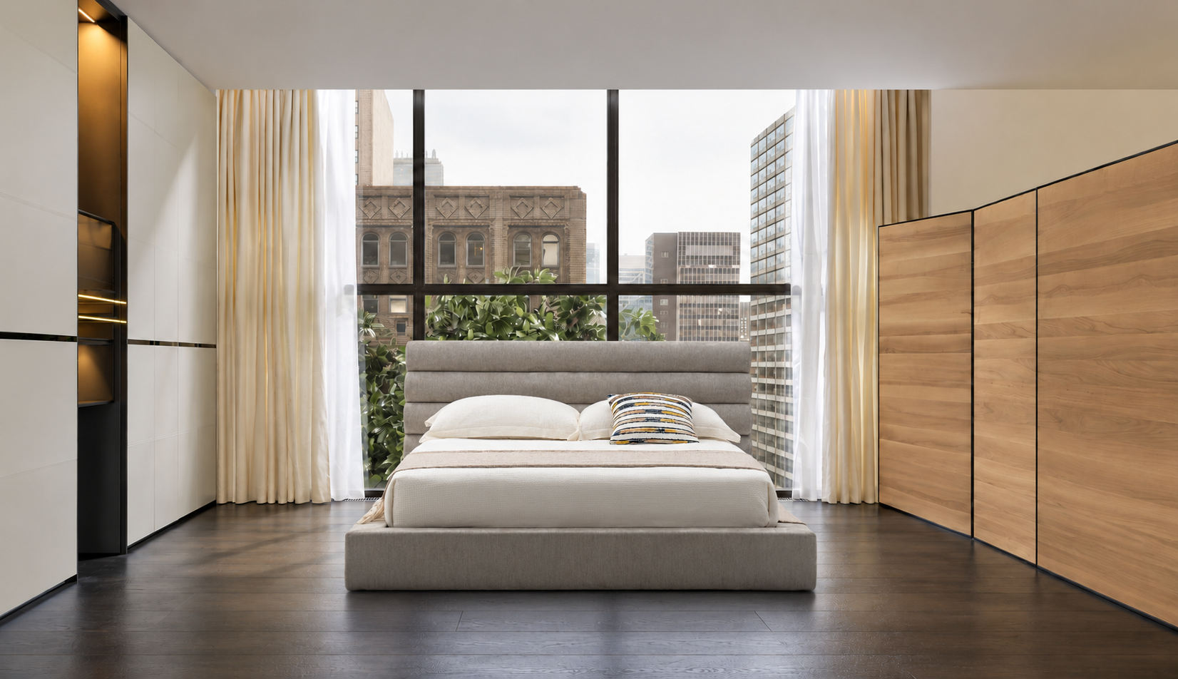 外贸品质软床｜BED-0010｜优质面料 / 高密度海绵 / 五金床架 / 压缩包装