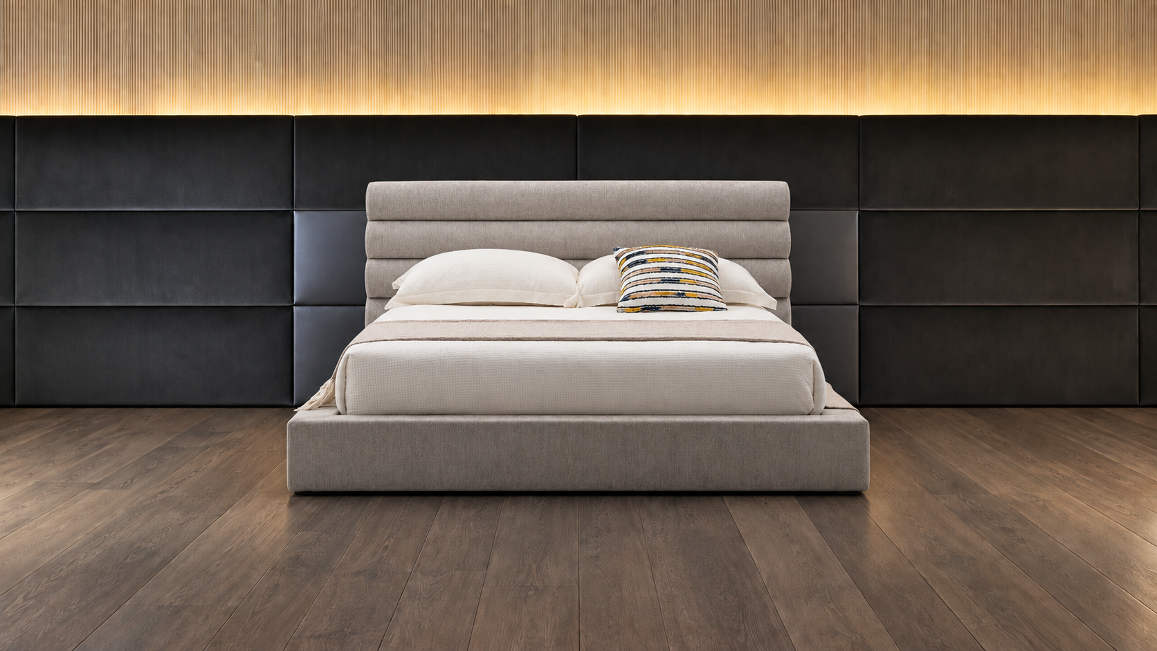 外贸品质软床｜BED-0010｜优质面料 / 高密度海绵 / 五金床架 / 压缩包装