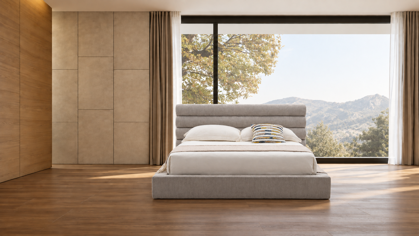 外贸品质软床｜BED-0010｜优质面料 / 高密度海绵 / 五金床架 / 压缩包装