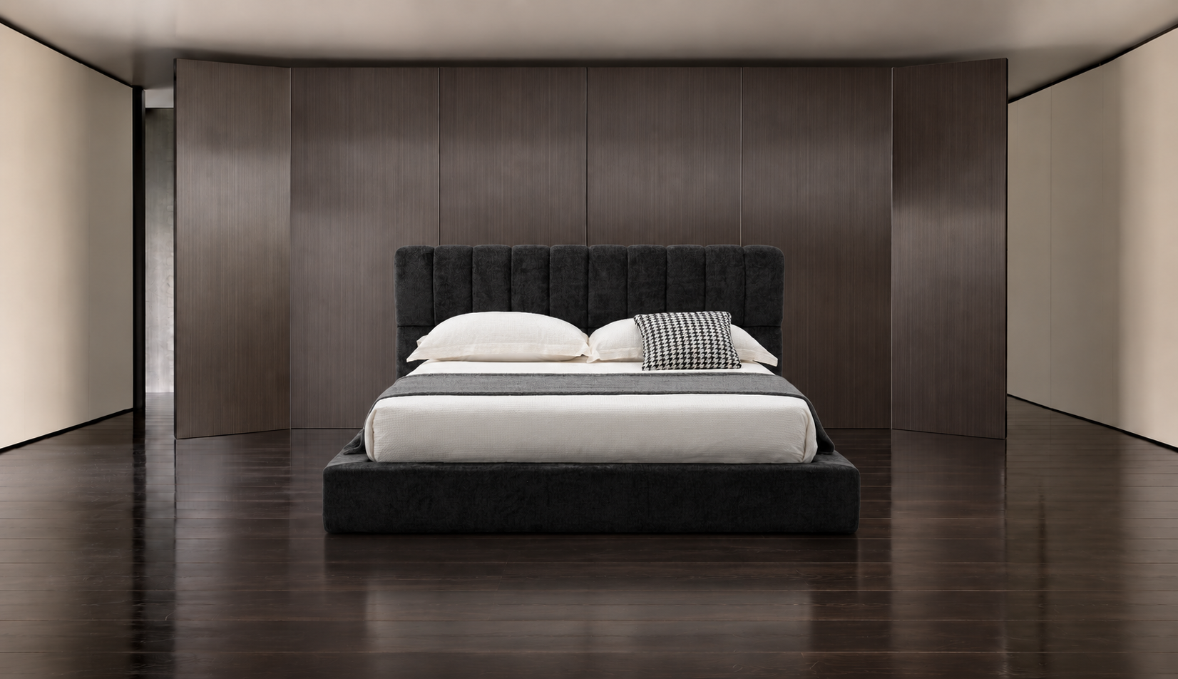 外贸品质软床｜BED-0011｜优质面料 / 高密度海绵 / 五金床架 / 压缩包装