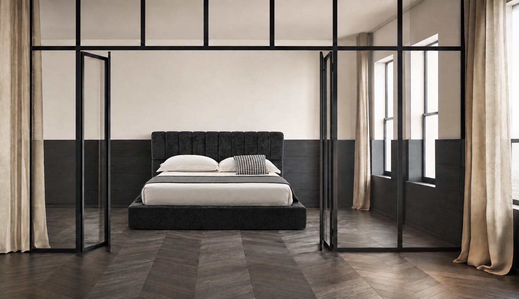 外贸品质软床｜BED-0011｜优质面料 / 高密度海绵 / 五金床架 / 压缩包装