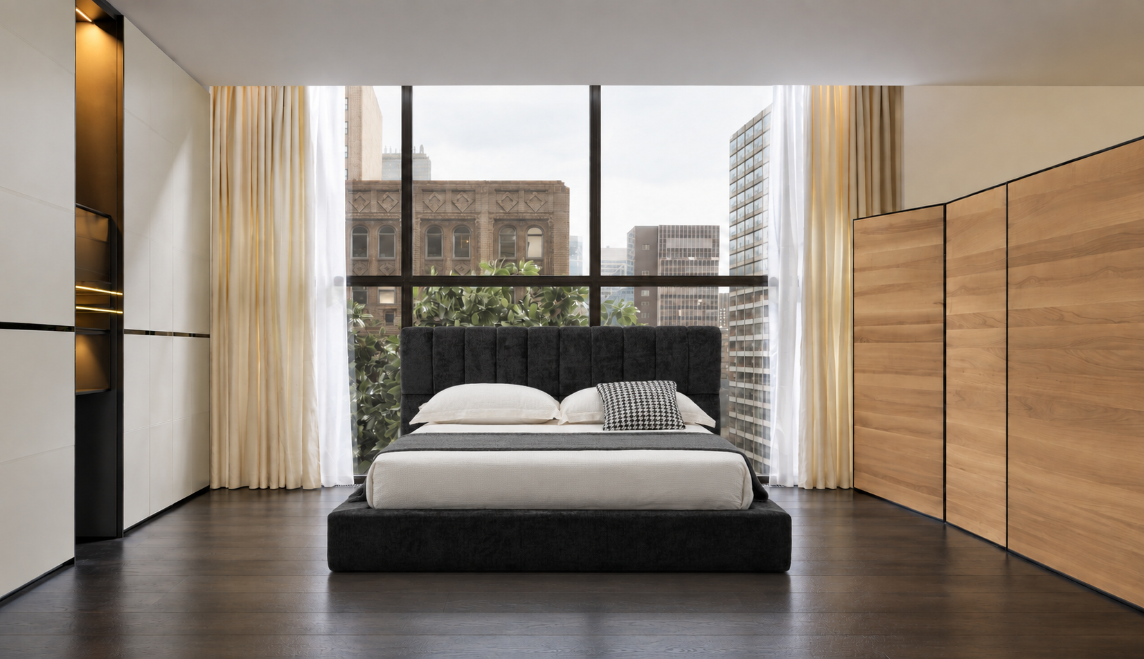外贸品质软床｜BED-0011｜优质面料 / 高密度海绵 / 五金床架 / 压缩包装