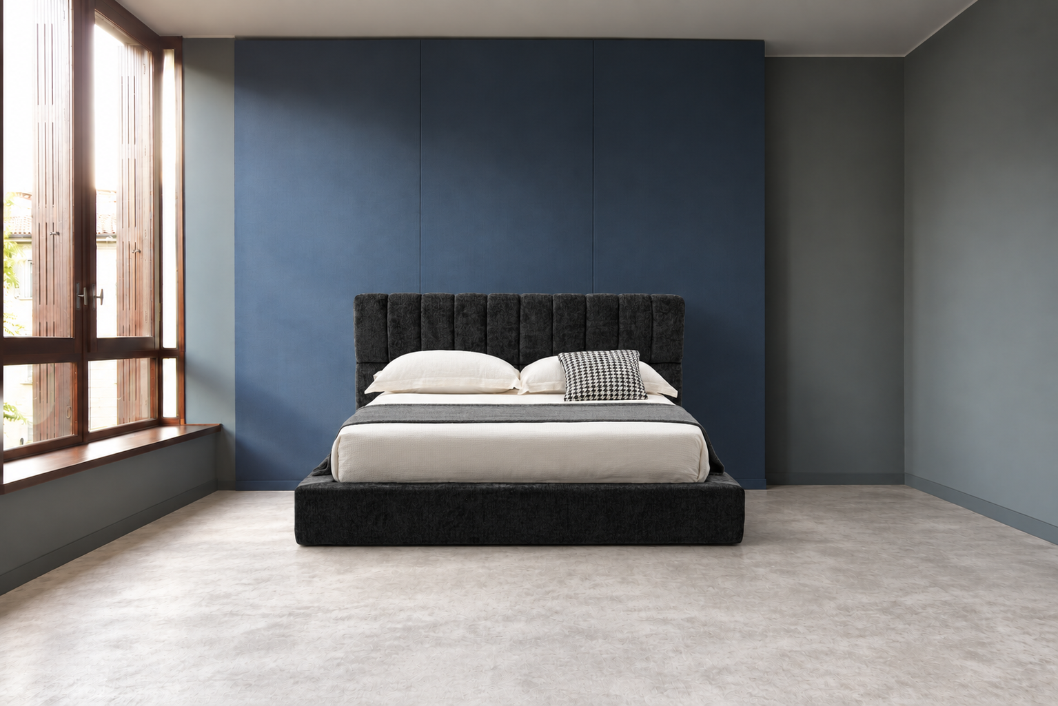 外贸品质软床｜BED-0011｜优质面料 / 高密度海绵 / 五金床架 / 压缩包装
