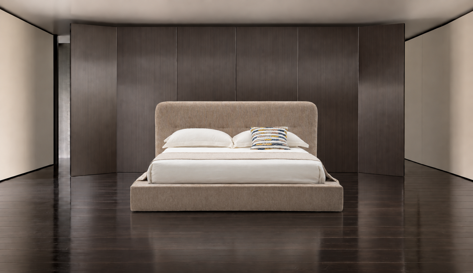 外贸品质软床｜BED-0012｜优质面料 / 高密度海绵 / 五金床架 / 压缩包装