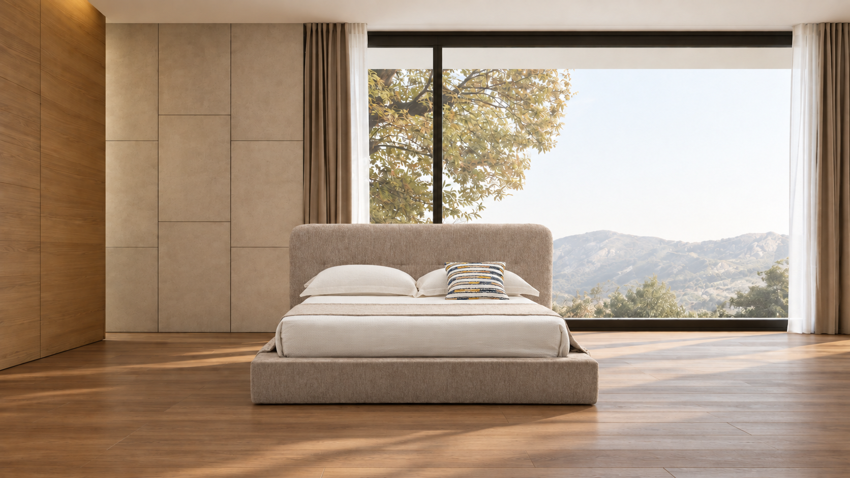 外贸品质软床｜BED-0012｜优质面料 / 高密度海绵 / 五金床架 / 压缩包装