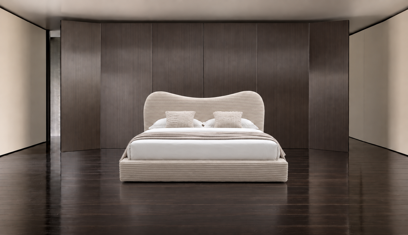 外贸品质软床｜BED-0018｜优质面料 / 高密度海绵 / 五金床架 / 压缩包装
