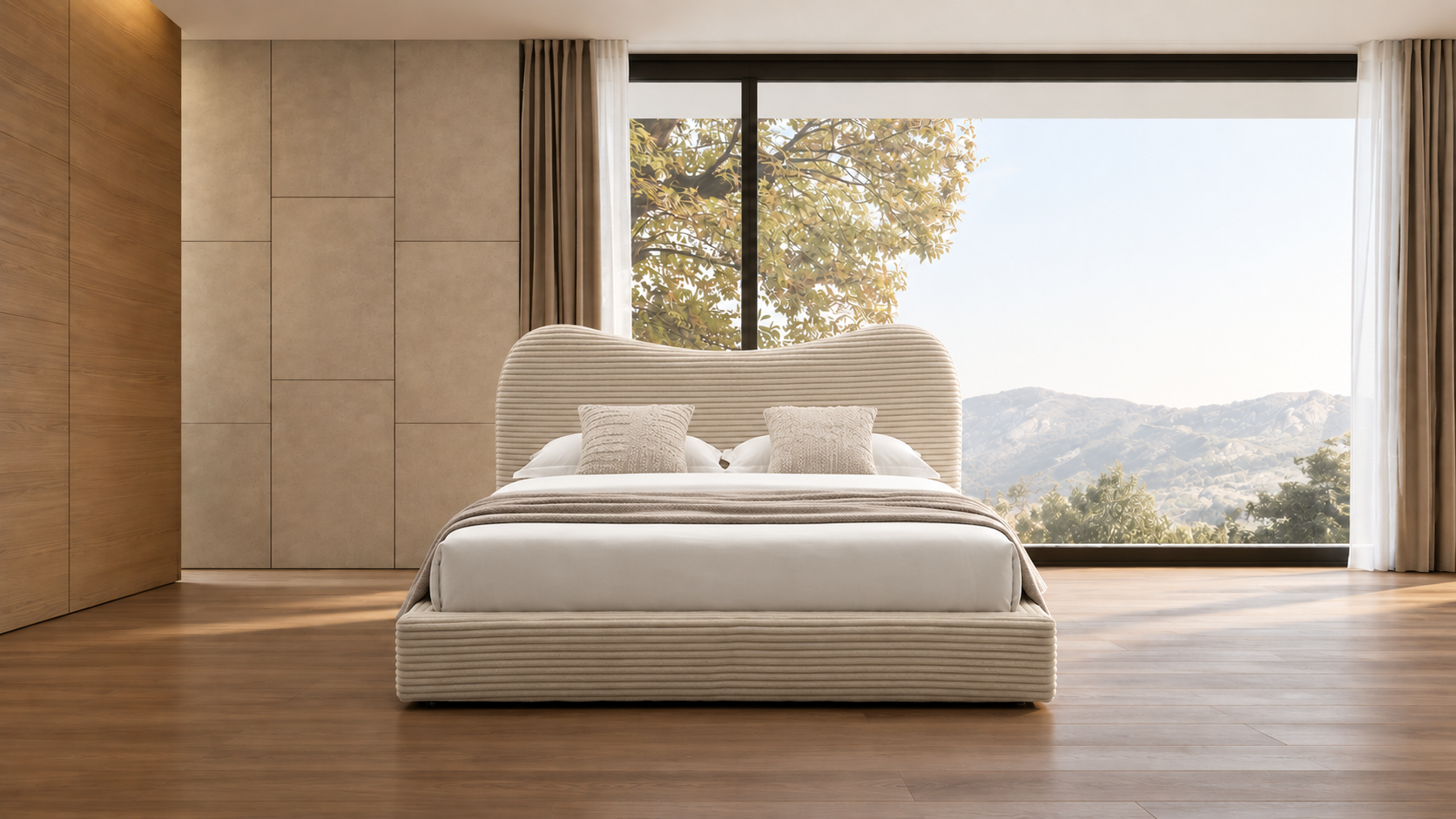 外贸品质软床｜BED-0018｜优质面料 / 高密度海绵 / 五金床架 / 压缩包装