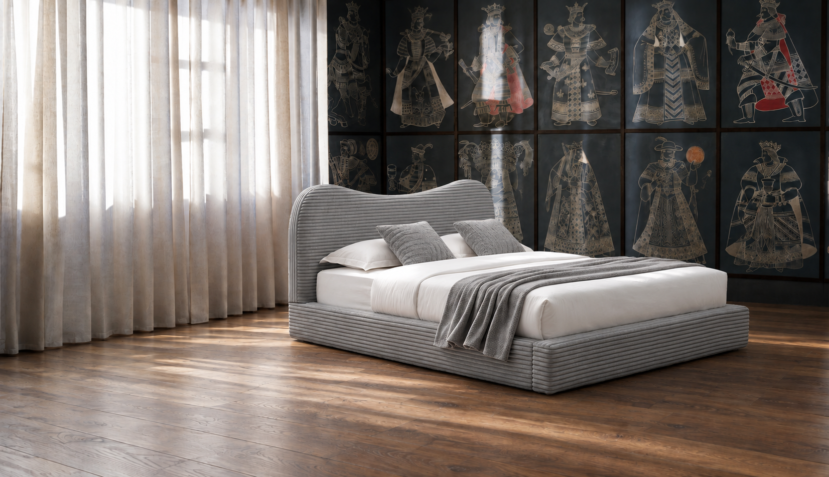 外贸品质软床｜BED-0018｜优质面料 / 高密度海绵 / 五金床架 / 压缩包装
