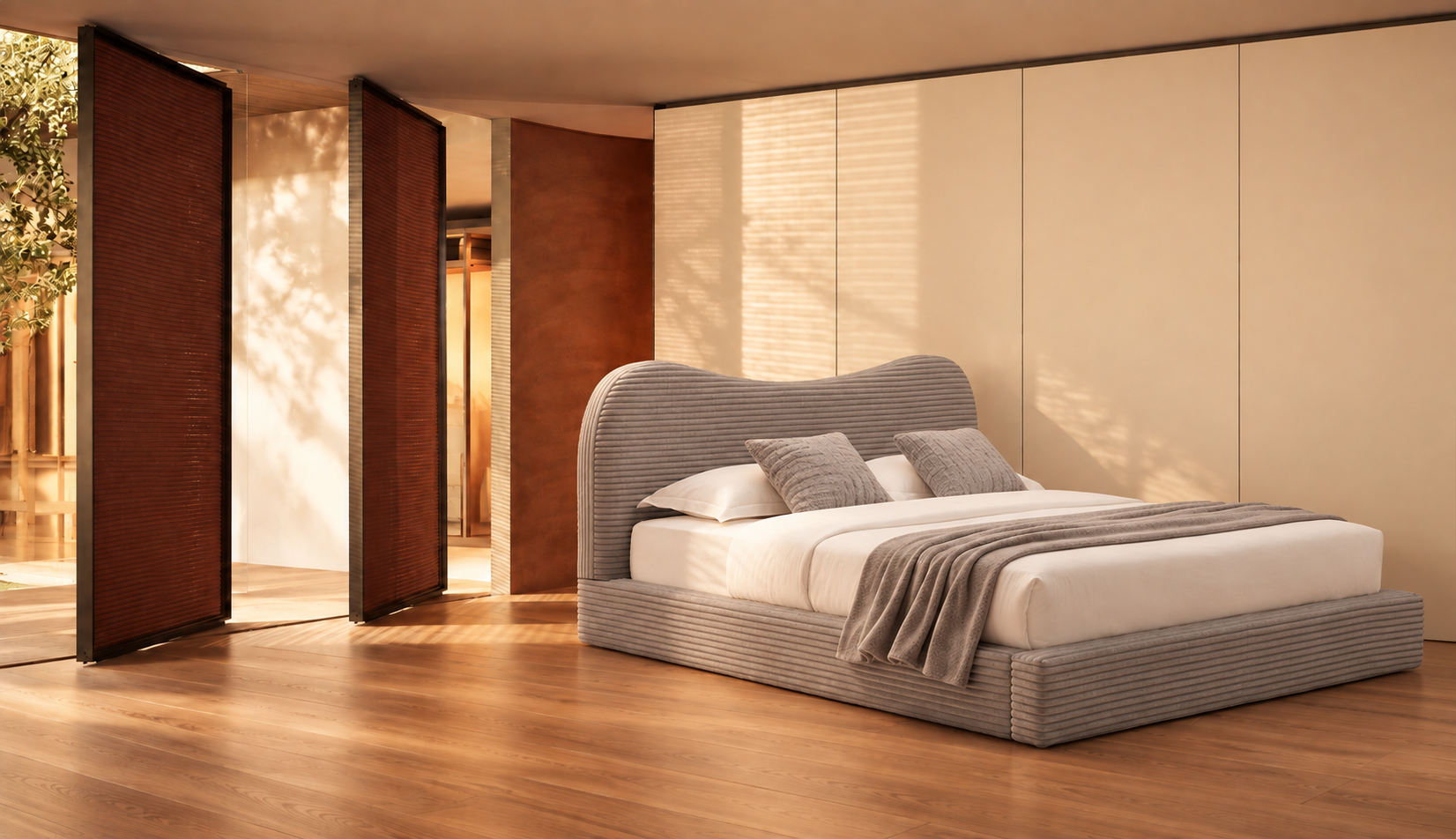 外贸品质软床｜BED-0018｜优质面料 / 高密度海绵 / 五金床架 / 压缩包装