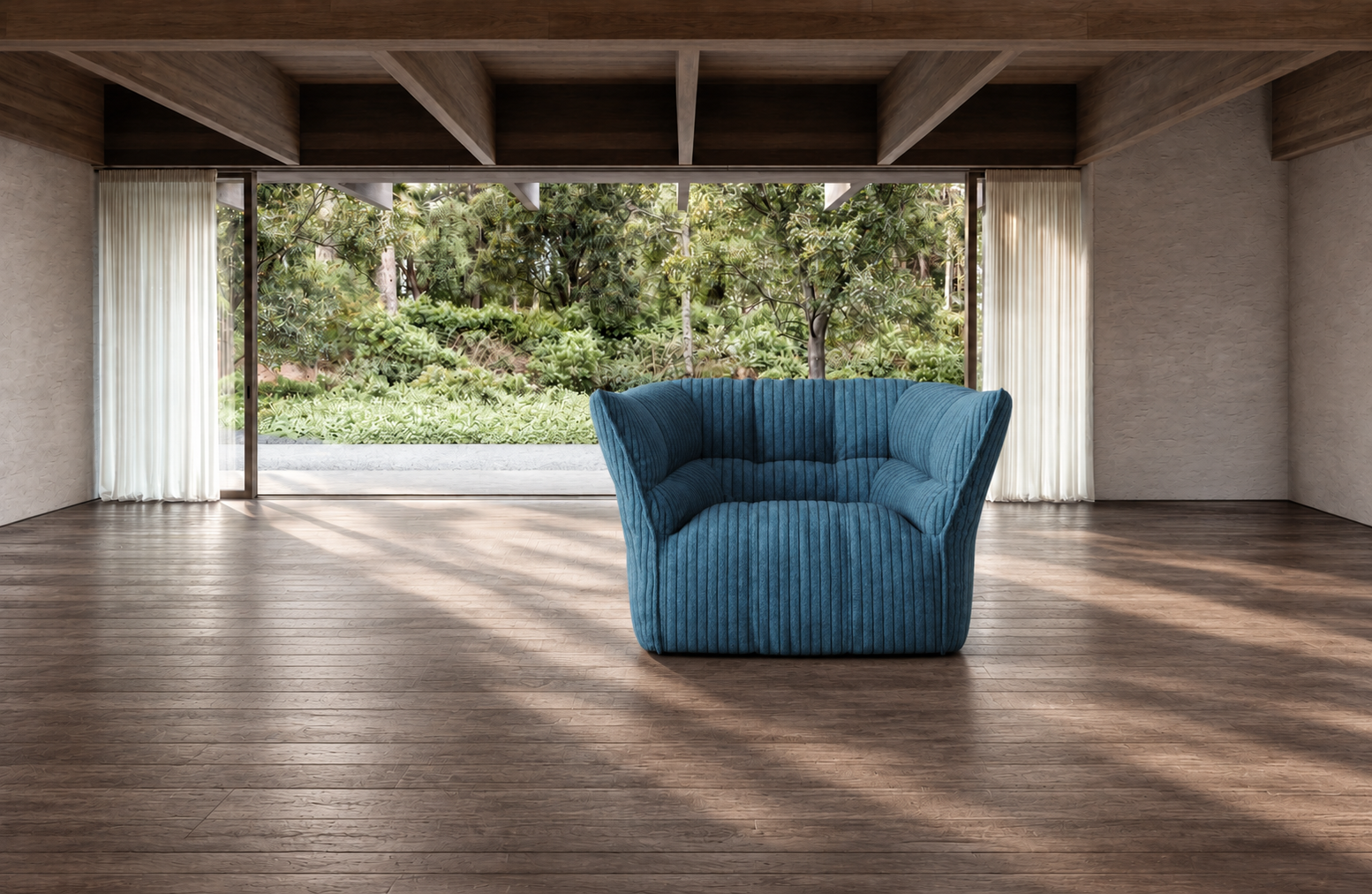 沙发｜SOF-0052｜亚麻布面料｜压缩包装