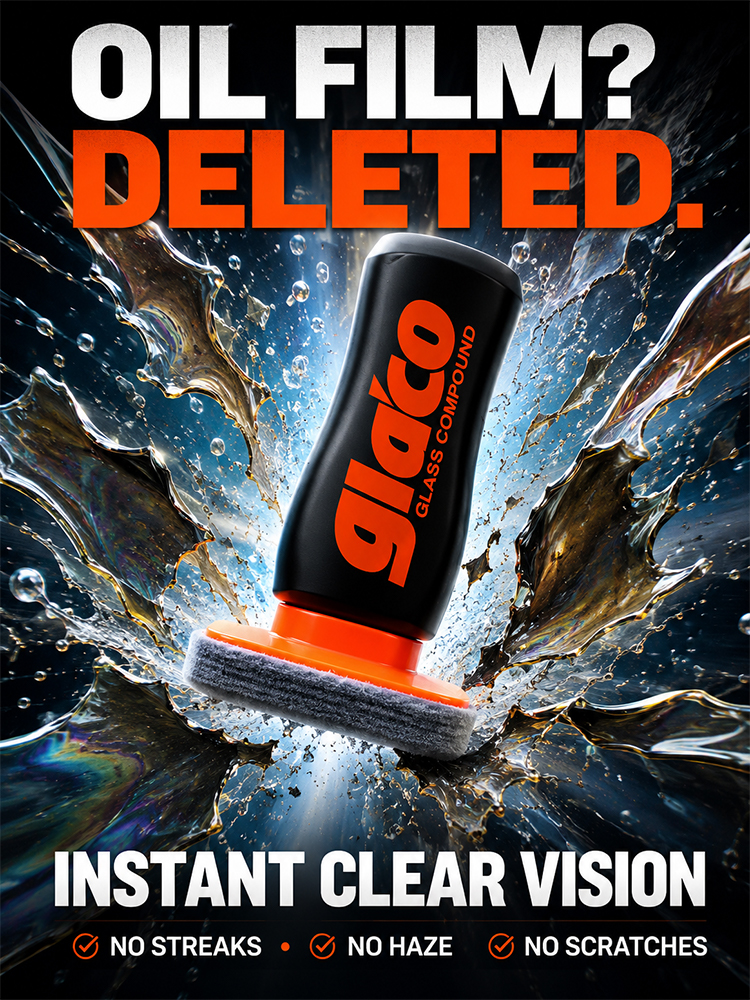 Instantly clear vision, powerful car window stain removal brush