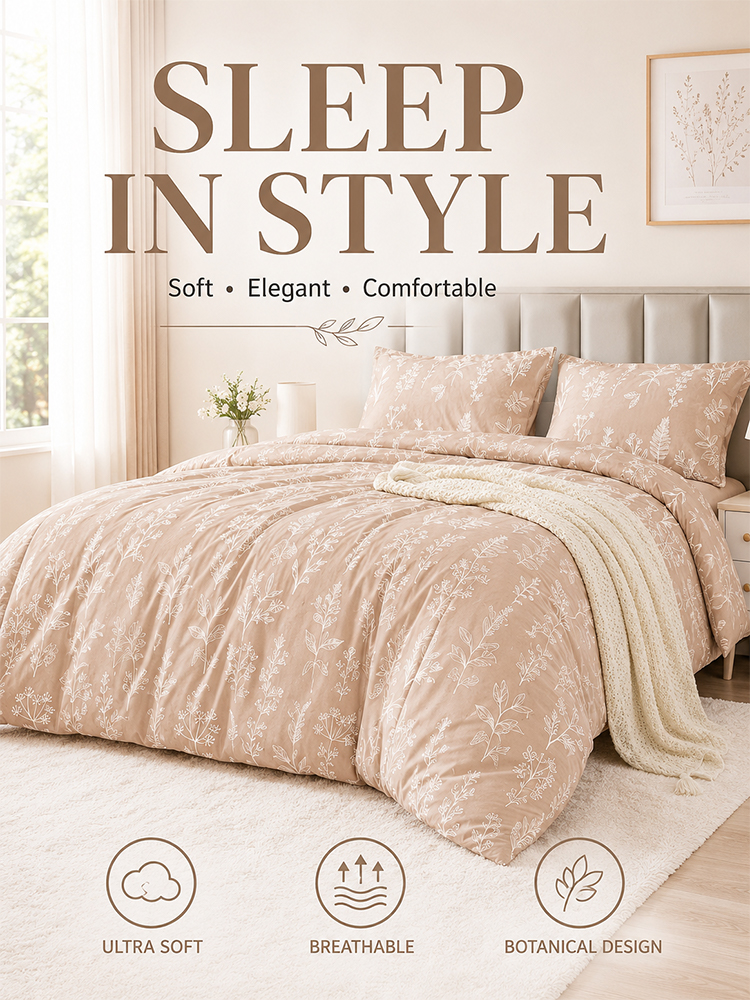 [100% Cotton] Premium Cotton Four-Piece Bedding Set