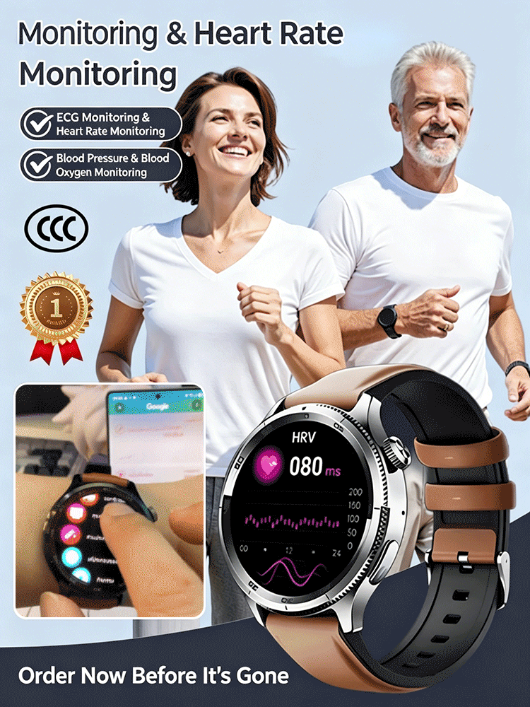 【2026 Latest Model】 Multi-functional Blood Pressure and Blood Glucose Monitoring Smart Watch