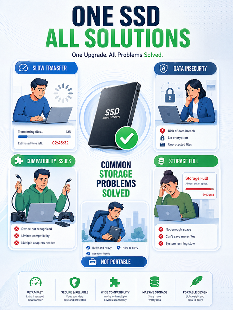 【16TB Extra Large Memory】 Portable Solid State Drive