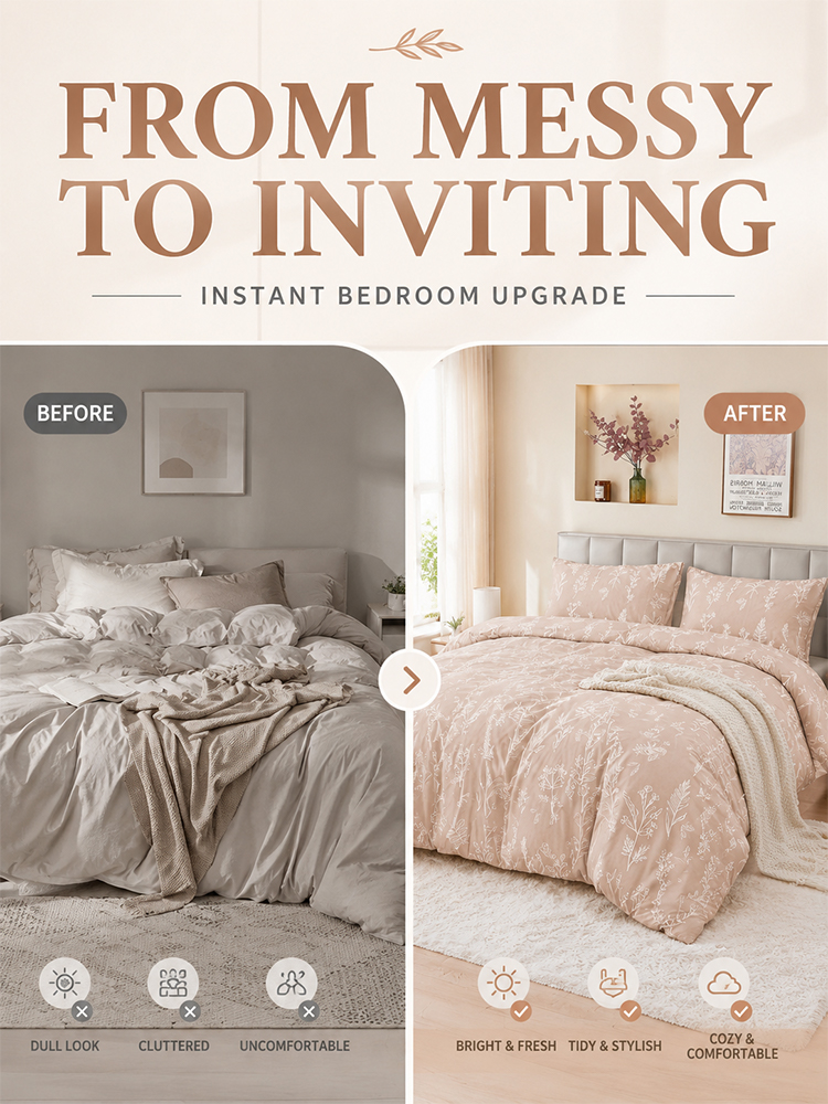 [100% Cotton] Premium Cotton Four-Piece Bedding Set
