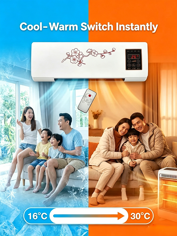 【German New Technology - 0 Electricity Fee】AI intelligent air conditioner