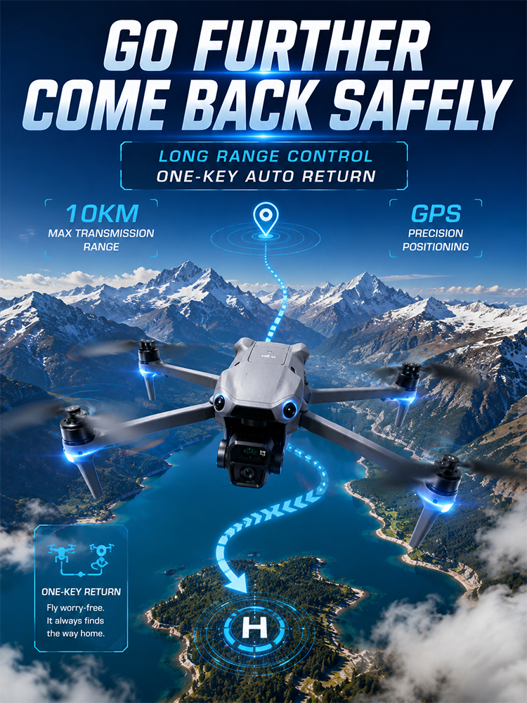 Latest flagship professional high-definition all-directional active obstacle avoidance aerial photography drone