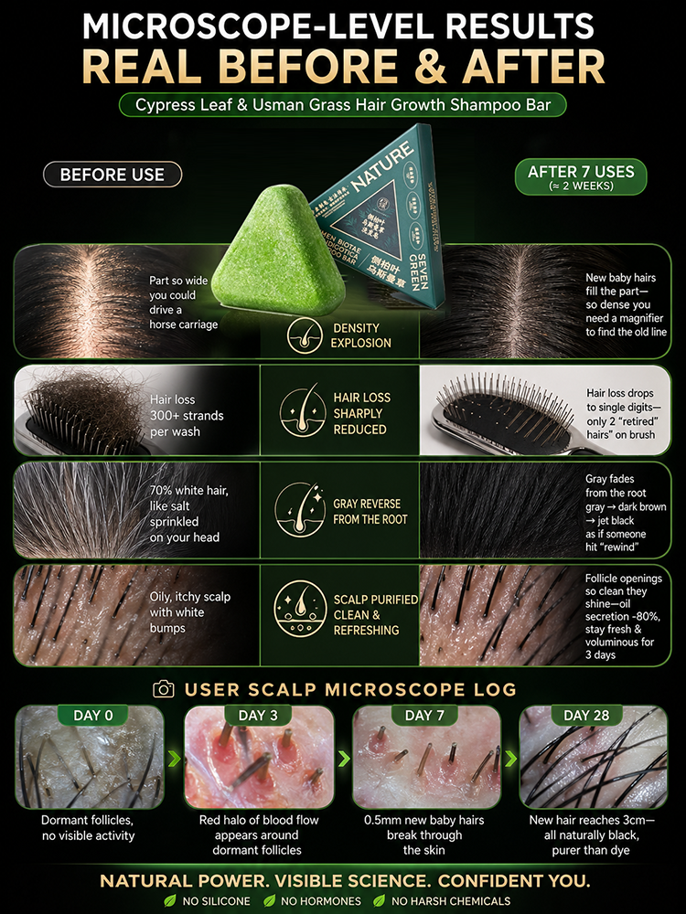 [A Quick Fix - The Solution for Hair Loss]Usman Herbal Nourishing Repair Shampoo Soap