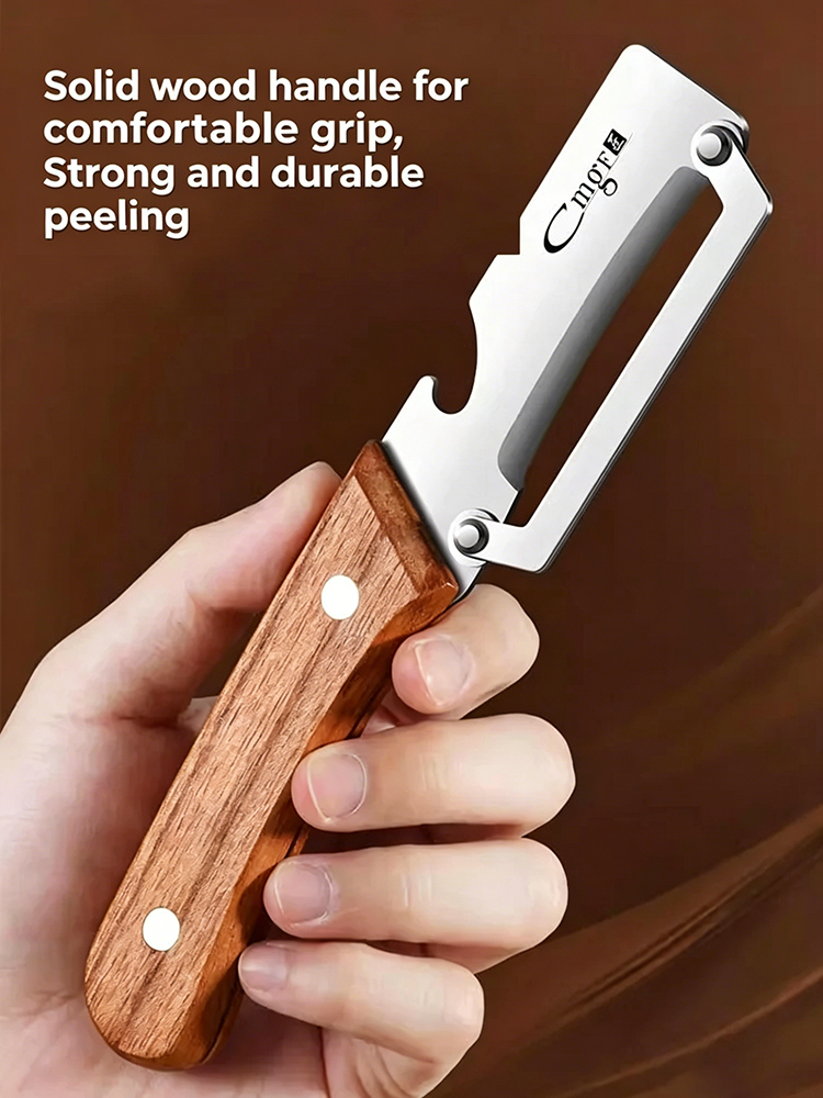 【German Precision Craft】Large-sized Multi-functional Stainless Steel Peeling Knife