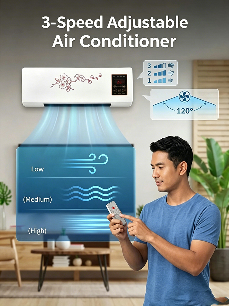【German New Technology - 0 Electricity Fee】AI intelligent air conditioner