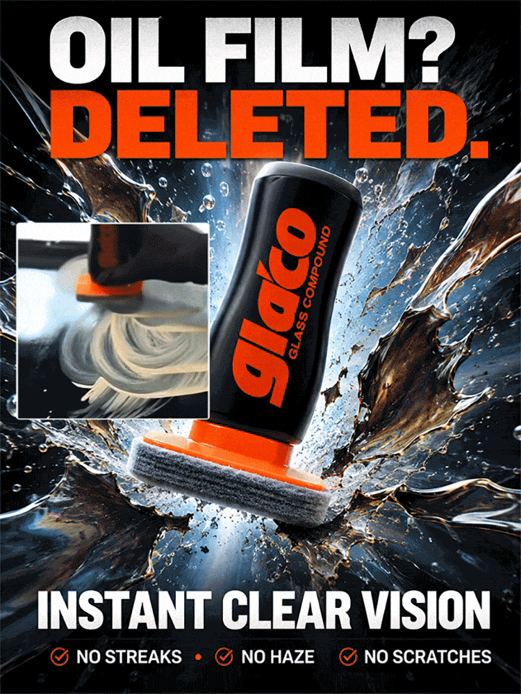 Instantly clear vision, powerful car window stain removal brush