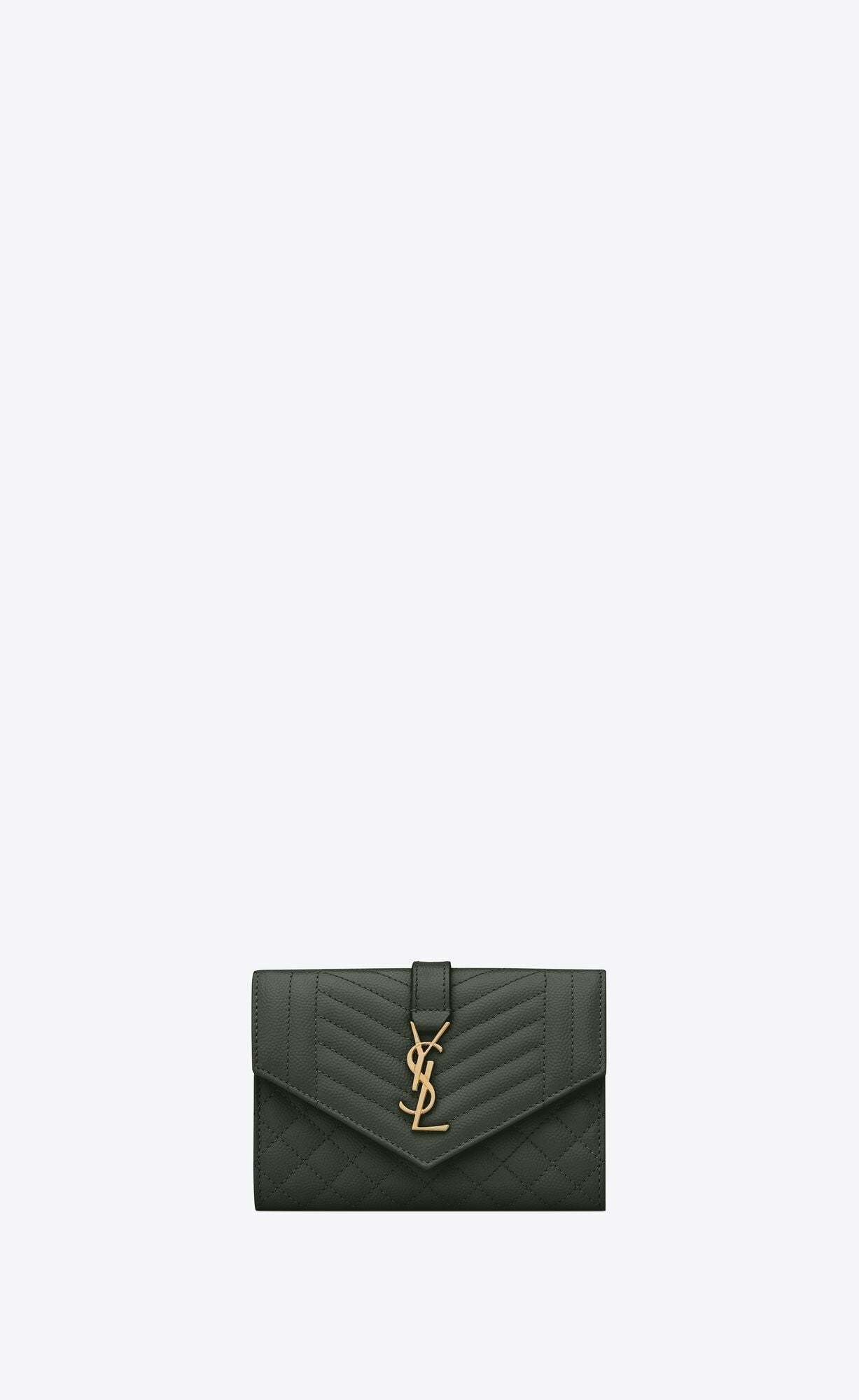 MONOGRAMsmallMIXMATELASSÉグレインエンボスレザー封筒ウォレット