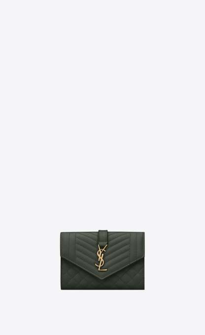 MONOGRAMsmallMIXMATELASSÉグレインエンボスレザー封筒ウォレット