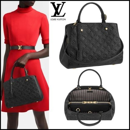 残少 LV ルイヴィトン モンテーニュMM モノグラムレザー バッグ