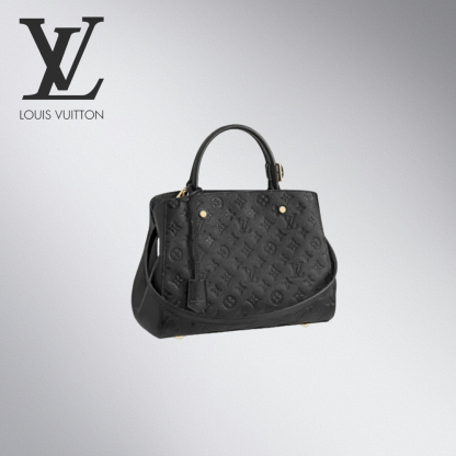 残少 LV ルイヴィトン モンテーニュMM モノグラムレザー バッグ