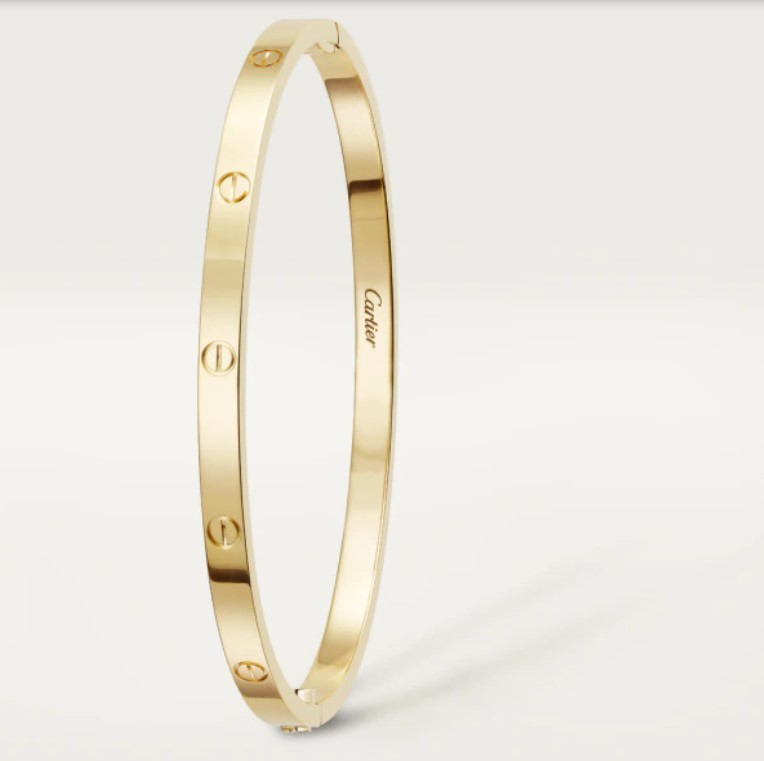 明るく美しい輝き◆Cartier◆18K LOVE ブレスレット
