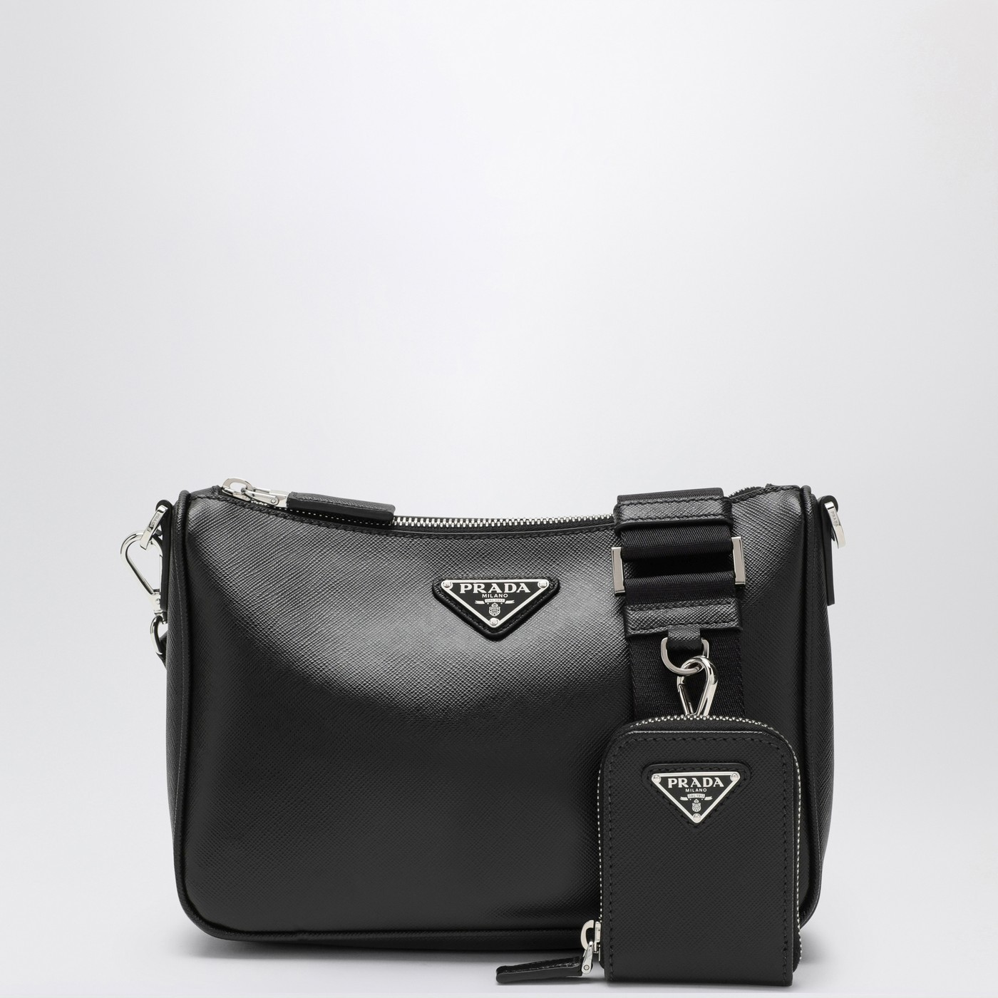 PRADA サフィアーノレザー ショルダーバッグ