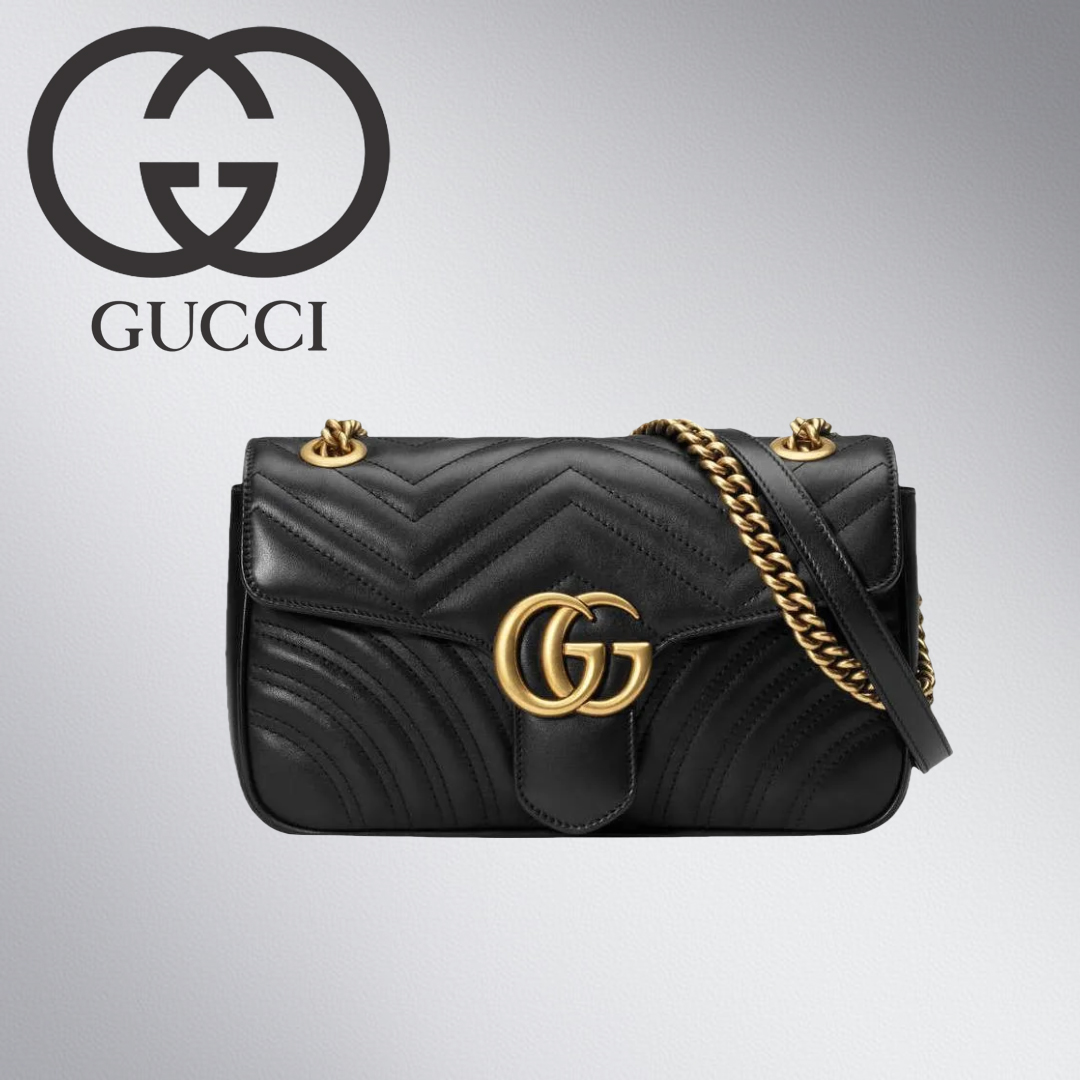 GG(グッチ)〔GGマーモント〕キルティング スモール ショルダーバッグ