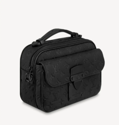 新作 LOUIS VUITTON 直営店 メッセンジャー モノグラム 黒 M58489