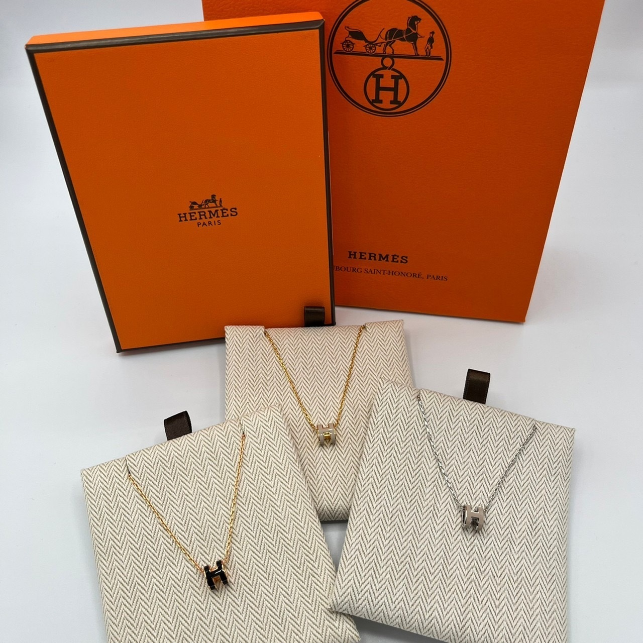 【手元に在庫あり】即日発送 エルメス ペンダント ミニポップ H