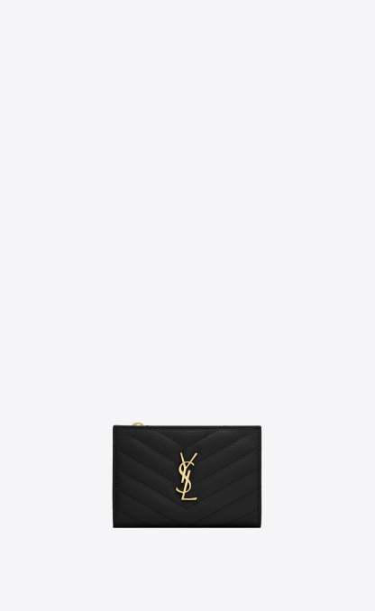 【VIPセール】SAINT LAURENT YSLロゴ 二つ折り財布