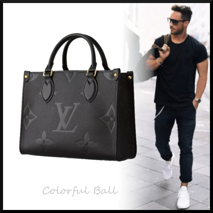 【メンズに人気】Louis Vuitton　オンザゴー PM　トートバッグ