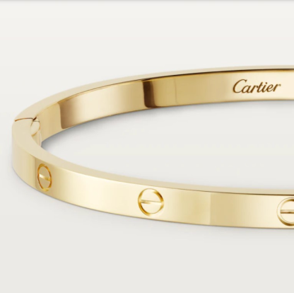 明るく美しい輝き◆Cartier◆18K LOVE ブレスレット