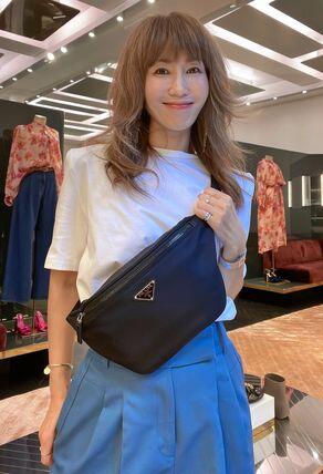 PRADA★ブラック リナイロン ベルトバッグ★関税込み