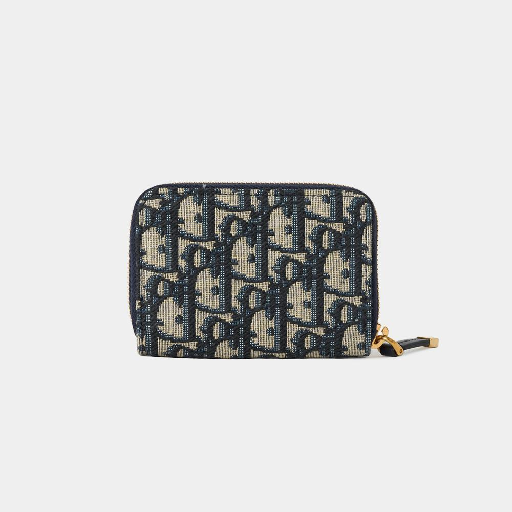 【DIOR】ディオール オブリーク ラウンドジップ コインケース