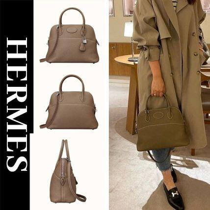 HERMES エルメス ボリード31 エトープ シルバー金具