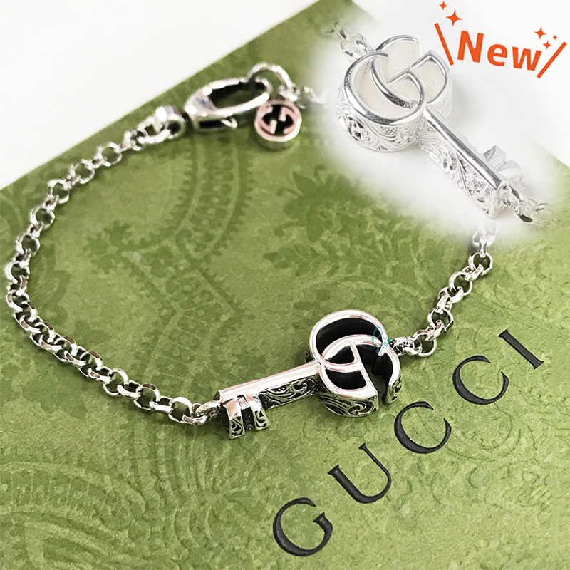 GUCCI ダブルG キー ブレスレット YBA632207001