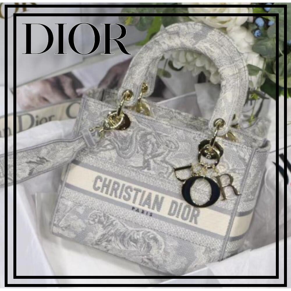 【DIOR】ディオール LADY D-LITE ミディアムバッグリバース