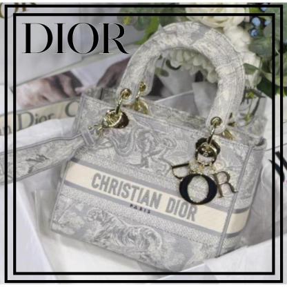 【DIOR】ディオール LADY D-LITE ミディアムバッグリバース