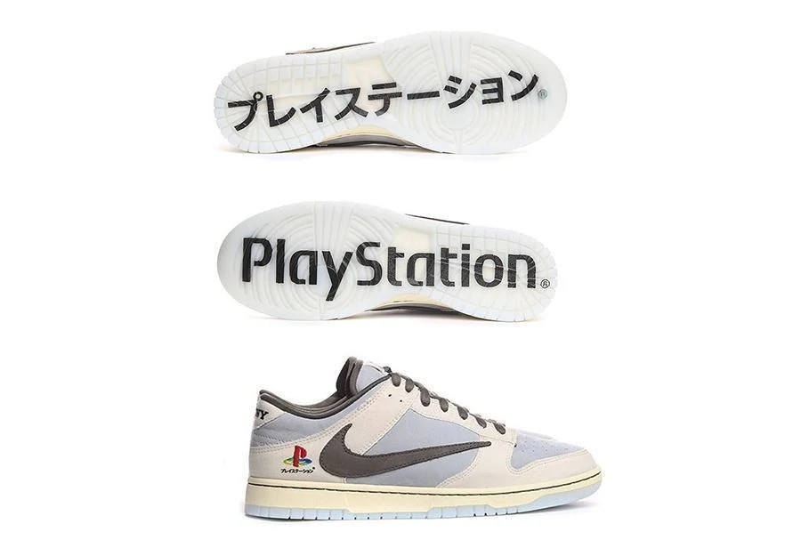 【海外スタッフより直送・正規品保証！日本未発売モデル】Travis Scott x PlayStation x Nike Dunk Low【送料無料 代金引換】